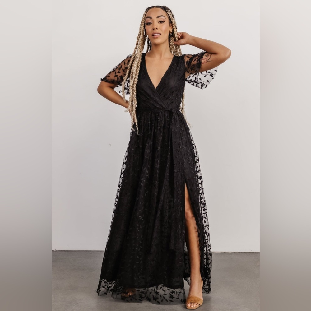 NWT Petal & Pup Marseille Embossed Maxi Dress size XS